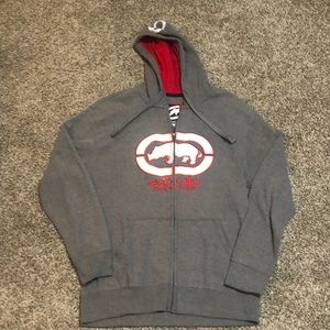 Gray hooded sweater, xl